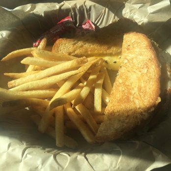 New Belgium Brewing - This is the Voodoo Grilled Cheese and it has Tillamook cheese on sourdough. It's wonderful! - Beer Bar Near Me - Denver, Colorado