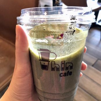 Phin Cafe - Sesame Rose Matcha w/no ice - Bubble Tea Near Me - San Jose, California