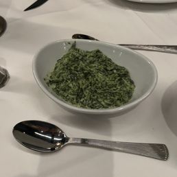CREAMED SPINACH CREAMED SPINACH