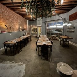 Proletariat Butchery - The shop set up for our monthly 7 course Meaty Feast!