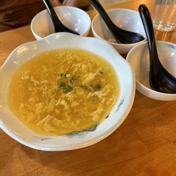 Xiaolong Dumpling - Egg drop soup. - Szechuan Near Me - Houston, Texas Xiaolong Dumpling - Egg drop soup. - Szechuan Near Me - Houston, Texas
