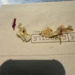 Gristle/fat-not chicken! Gristle/fat-not chicken!