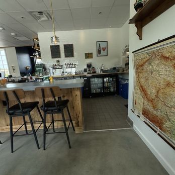 Nove Mesto - Interior with old Czechoslovakia map - Beer Bar Near Me - Athens, Georgia