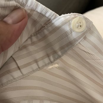 Master's Mark Cleaners - Torn collar - Dry Cleaning Near Me - Greenville, South Carolina