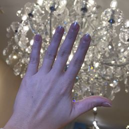 French tip chrome French tip chrome