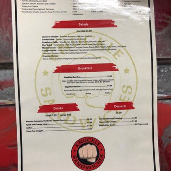 Knuckle Sandwiches - Menu - Sandwiches Near Me - Mesa, Arizona Knuckle Sandwiches - Menu - Sandwiches Near Me - Mesa, Arizona