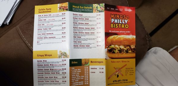 Menu photo 1 Wings n Philly Bistro Norcross, GA