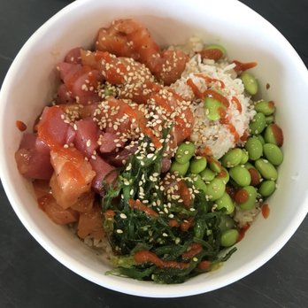 Poki One N Half - Salmon, ahi, yellowtail - Poke Near Me - San Diego, California Poki One N Half - Salmon, ahi, yellowtail - Poke Near Me - San Diego, California