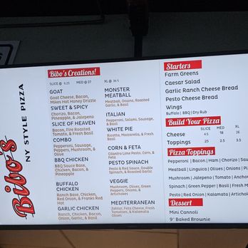 Bibo's NY Pizza - Menu (January 2026) - Pizza Near Me - San Jose, California Bibo's NY Pizza - Menu (January 2026) - Pizza Near Me - San Jose, California
