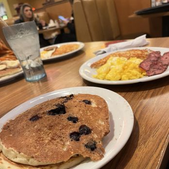 Denny's - Multi Hearty 9-Grain Pancake Slam - Diners Near Me - Las Vegas, Nevada Denny's - Multi Hearty 9-Grain Pancake Slam - Diners Near Me - Las Vegas, Nevada