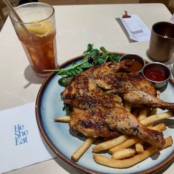 HeSheEat - Black truffle chicken with fries. - Desserts Near Me - Hong Kong, HK