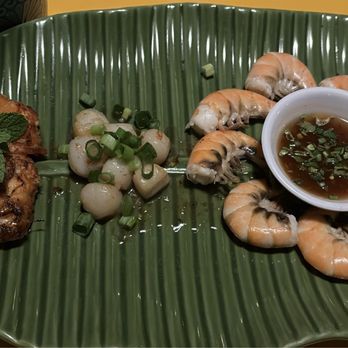Reathrey Sekong - Seafood Platter (Salmon, Scallop, Shrimp) - Cambodian Near Me - Phoenix, Arizona Reathrey Sekong - Seafood Platter (Salmon, Scallop, Shrimp) - Cambodian Near Me - Phoenix, Arizona