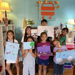 Art Cart Kids - A special class of Art Cart Kids from Stafford Junction, a nonprofit that supports local school children.