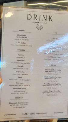 Menu photo 2 Ginger Fox Stratham, NH