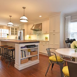 EDV Home Design & Renovation - Gourmet kitchen with marble and walnut butcher block