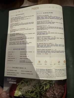 Menu photo 1 Pisco Peruvian Gastrobar Orlando, FL