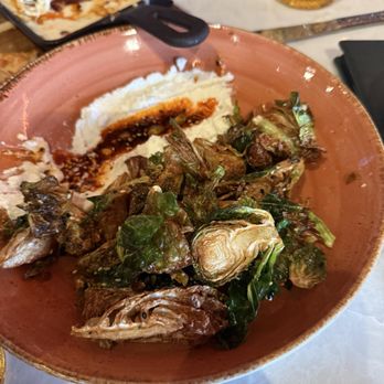 Estelle - Crispy Brussels sprouts - Mediterranean Near Me - Scottsdale, Arizona Estelle - Crispy Brussels sprouts - Mediterranean Near Me - Scottsdale, Arizona