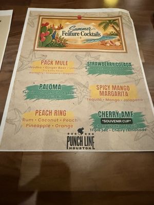 Menu photo 1 Punch Line Houston, TX Menu photo 1 Punch Line Houston, TX