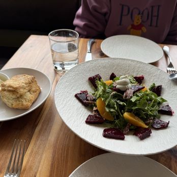 Passionfish - Biscuit and Beet Salad - Seafood Near Me - Pacific Grove, California Passionfish - Biscuit and Beet Salad - Seafood Near Me - Pacific Grove, California