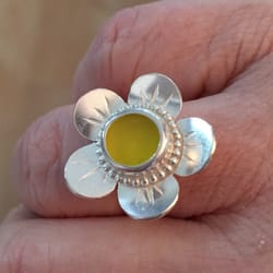 Silverstorm Art Studio - Just picked up this Ring made for me just in time for Spring from Kieli at Silverstorm!