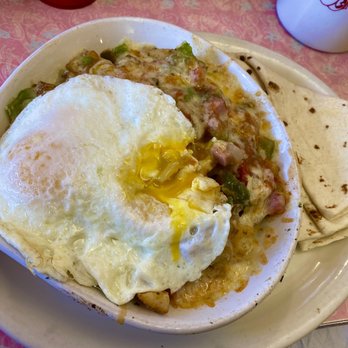 Rosie's Diner - Skillet wasn't very pretty either. But unlike my food, this one came out hot! - American Near Me - Aurora, Colorado Rosie's Diner - Skillet wasn't very pretty either. But unlike my food, this one came out hot! - American Near Me - Aurora, Colorado
