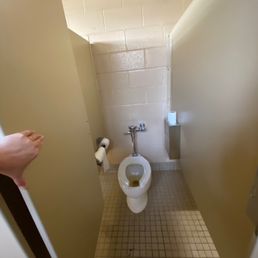Super clean bathrooms near the trail parking lot