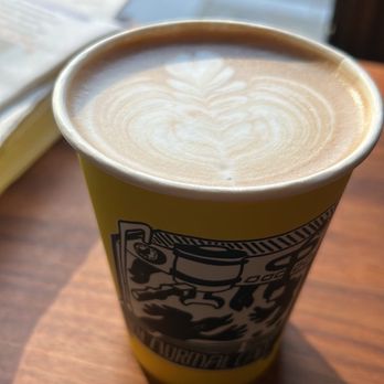 Ain't Normal Cafe - Mocha with beautiful espresso art. - Coffee & Tea Near Me - Oakland, California