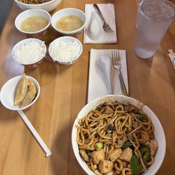 GK Mongolian BBQ - 1st bowl - Mongolian Near Me - Tracy, California