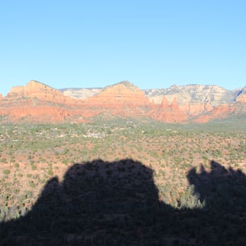 Cathedral Rock - Shadow of the Cathedral Rock - one of the most-photographed sights in Arizona, USA - Hiking Near Me - Sedona, Arizona
