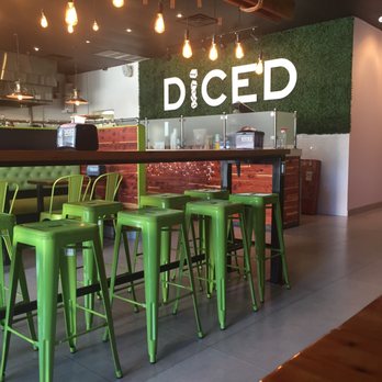 Diced- Kendall - Beautiful decor! Well done, Diced, well done! - Salad Near Me - Miami, Florida Diced- Kendall - Beautiful decor! Well done, Diced, well done! - Salad Near Me - Miami, Florida
