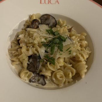 Luca - Mushroom fusilli - Italian Near Me - Denver, Colorado Luca - Mushroom fusilli - Italian Near Me - Denver, Colorado