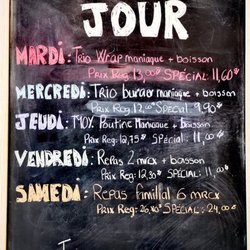 Poulet Frit Maniaque - Menu (spéciaux)