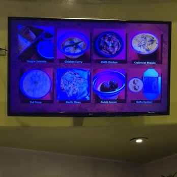 Zaika Indian Express - the menu displayed on the wall - Indian Near Me - Denver, Colorado