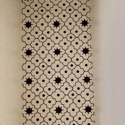 Schumacher Taj Trellis in sepia
