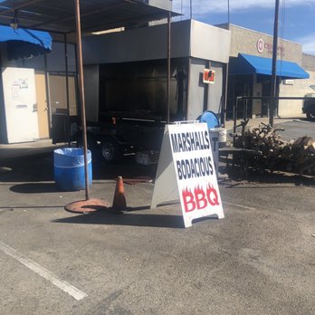 Marshall's Bodacious Bbq - Huge smoker out front. Smells amazing. - Barbeque Near Me - Ventura, California Marshall's Bodacious Bbq - Huge smoker out front. Smells amazing. - Barbeque Near Me - Ventura, California