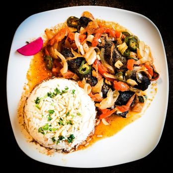 La Marra - Mediterranean Restaurant, Kabobs, Shawarma - Amazing kafta shata! Just the right flavor with a little spice! - Middle Eastern Near Me - Oak Park, Michigan