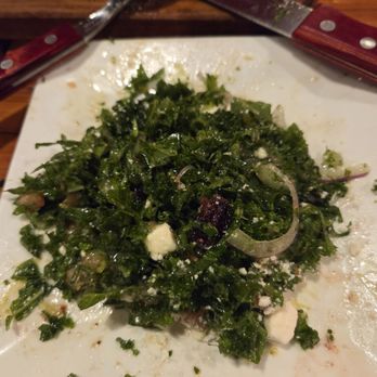 El Churrascaso - GREEK KALE SALAD-Light and refreshing. That dressing should be bottled if its not already. - Steakhouses Near Me - Miramar, Florida El Churrascaso - GREEK KALE SALAD-Light and refreshing. That dressing should be bottled if its not already. - Steakhouses Near Me - Miramar, Florida