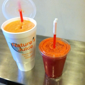 Nature's Juice - 32 oz Tropic Wave& 16oz Sunset - Juice Bars & Smoothies Near Me - Walnut, California Nature's Juice - 32 oz Tropic Wave& 16oz Sunset - Juice Bars & Smoothies Near Me - Walnut, California