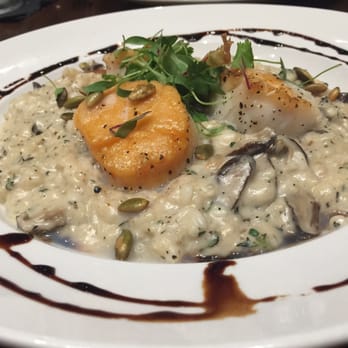 Willard Hicks - Risotto with Scallops - New American Near Me - Campbell, California Willard Hicks - Risotto with Scallops - New American Near Me - Campbell, California