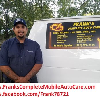Frank's Complete Mobile Auto Care - That's Frank - Auto Repair Near Me - Austin, Texas