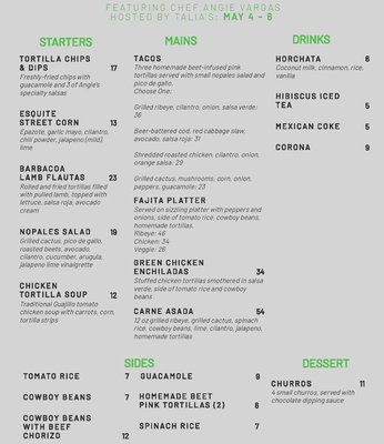 Menu photo 4 Talia's Steakhouse & Bar New York, NY Menu photo 4 Talia's Steakhouse & Bar New York, NY