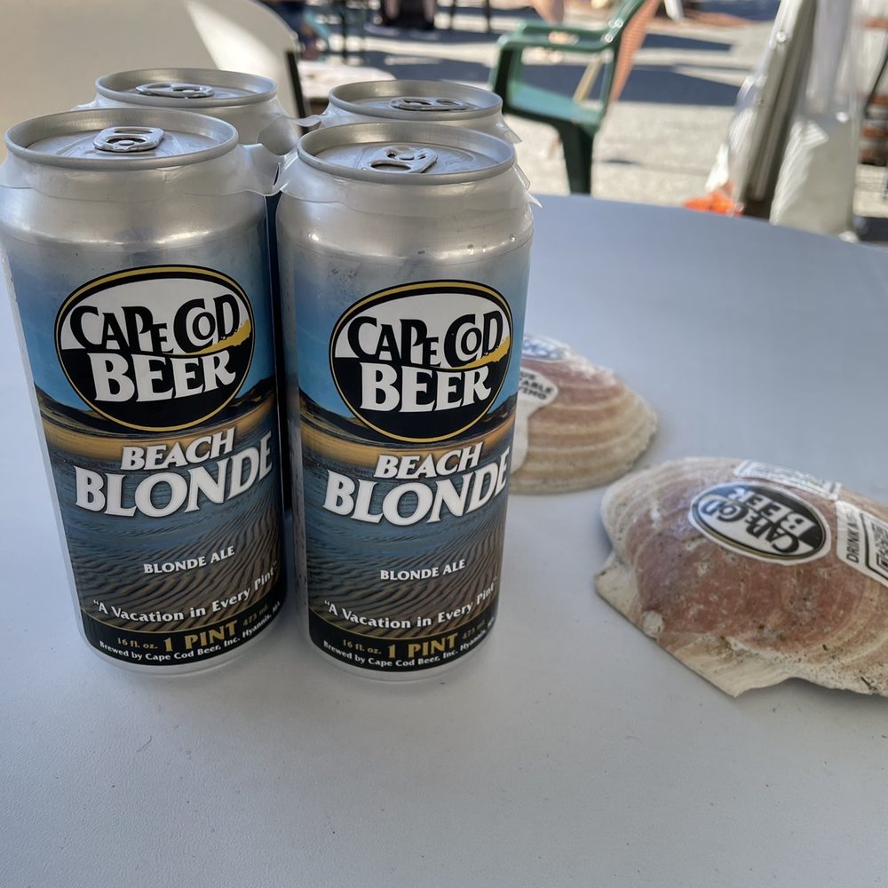 Cape Cod Beer - My take home Blonde Beer - Breweries Near Me - Hyannis, Massachusetts