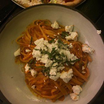 Otto Strada - LINGUINE CON PESTO DI PEPE ROSSO - Italian Near Me - Hoboken, New Jersey