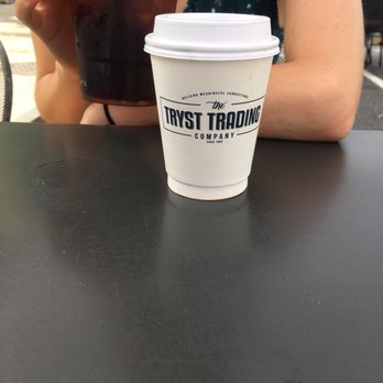 Tryst - "Not getting something iced was the biggest mistake of my life" Staff overheard and insisted on giving us a free iced coffee?! - Lounges Near Me - Washington, DC, District of Columbia