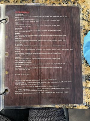 Menu photo 7 Antica Forma Moab, UT