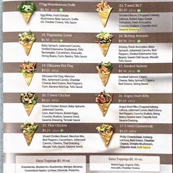 T Swirl Crepe - Savory crepe menu