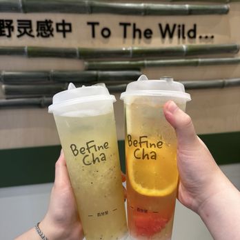 BeFine Cha - Bamboo Oolong Kiwi Fruit Tea  Mixed Fruit Tea - Coffee & Tea Near Me - New York, New York