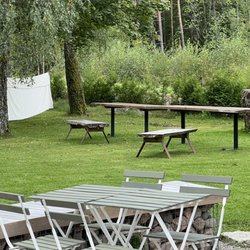 Trilobiten Wärdshus - Backyard of restaurant