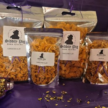 Siddity Pig Pork Snacks - three bags of them - Specialty Food Near Me - Champaign, Illinois Siddity Pig Pork Snacks - three bags of them - Specialty Food Near Me - Champaign, Illinois