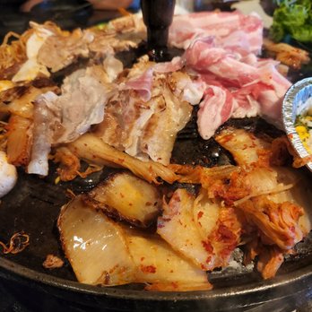 Honey Pig BBQ - Thin sliced pork bellies and messed up! Terrible! - Korean Near Me - Irvine, California Honey Pig BBQ - Thin sliced pork bellies and messed up! Terrible! - Korean Near Me - Irvine, California
